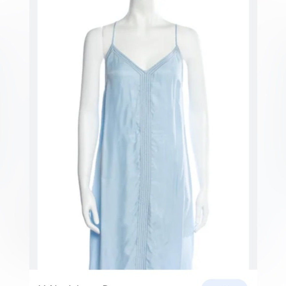 FRAME V-Neck Long Dress